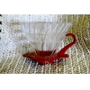 【Hario】V60 玻璃濾杯- 紅色-(1-4人）